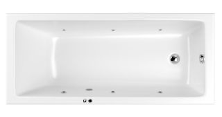 Гидромассажная ванна Whitecross Wave 0101.150070.100.SOFT.CR 150x70см Soft хром